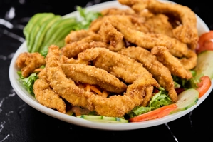 CHICKEN STRIPS SALAD(ens chicken tiritas)