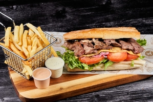 SKIRT STEAK SANDWICH(sandw churrasco).