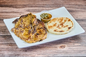 Cheese Arepa & Grilled Steak
