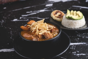 Colombian Sausage and Pork Skin Casserole