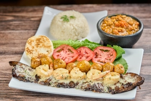 Skirt Steak and Shrimp