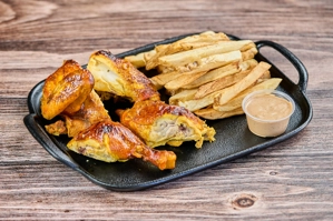 Half Chicken w/ Salad or French Fries