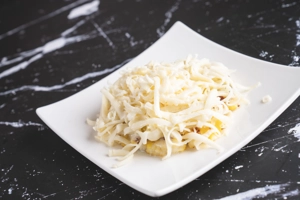 Mozzarella Cheese and Condensed Milk Corn Cake