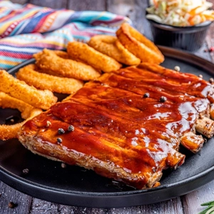 Costilla Al BBQ