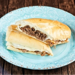 Sandwich de carne desmechada